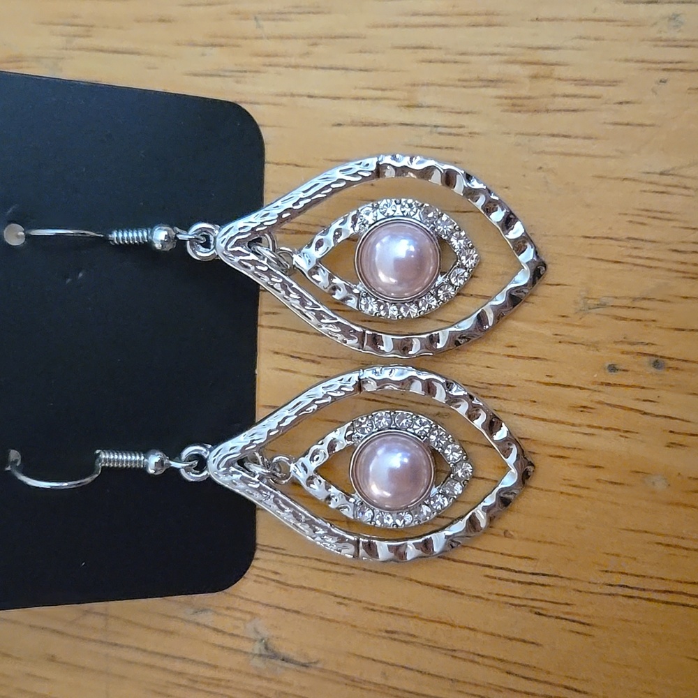 Pink earrings